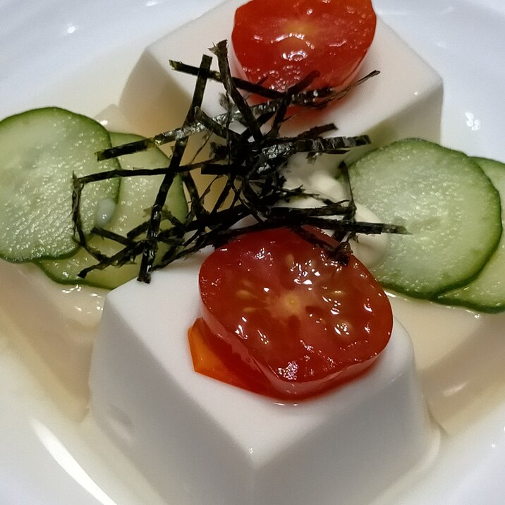「おつまみ」に * カラフル☆マヨ☆ ちどり豆腐♪